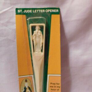 ST. JUDE LETTER OPENER VINTAGE